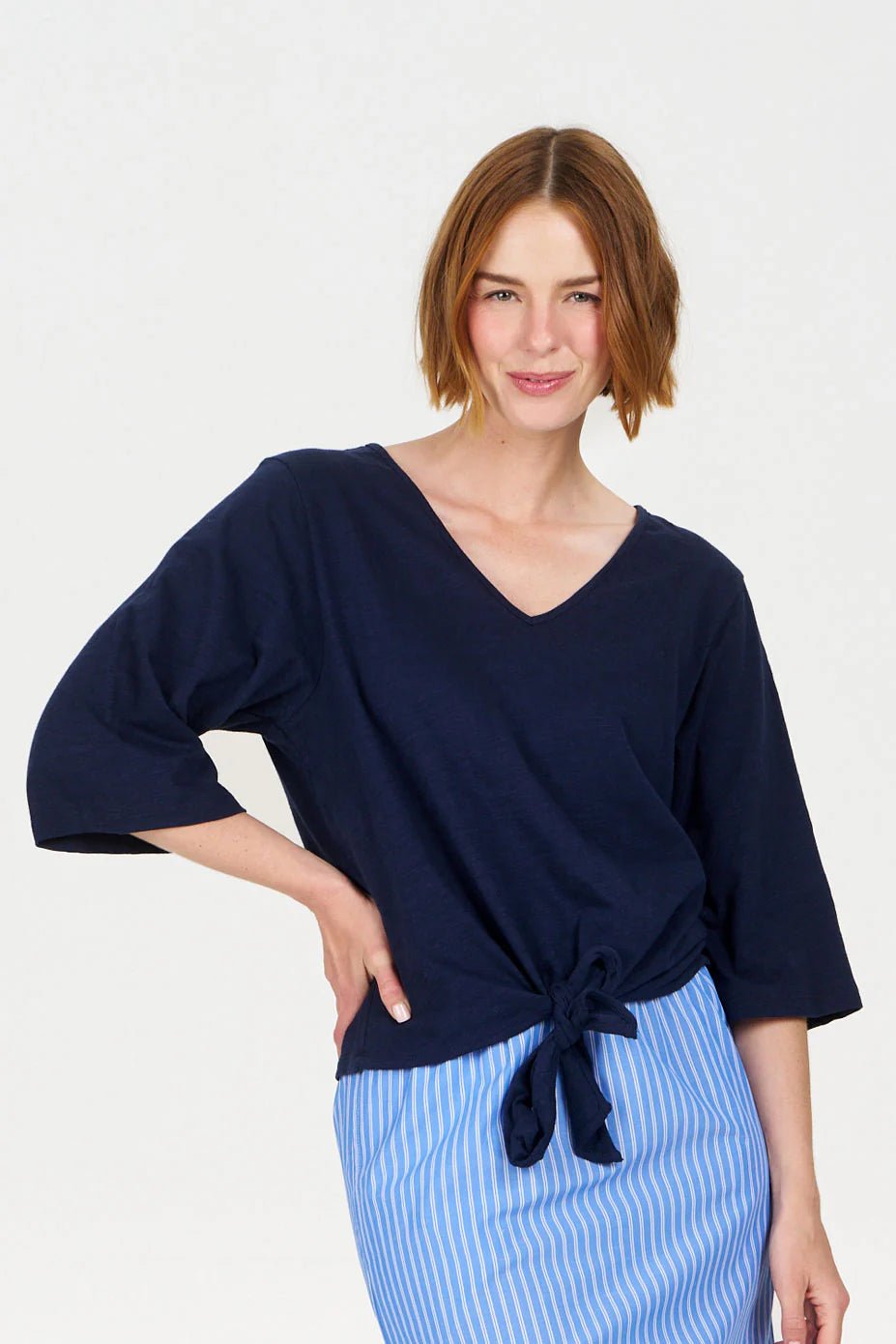 Lyra Top Navy Blue