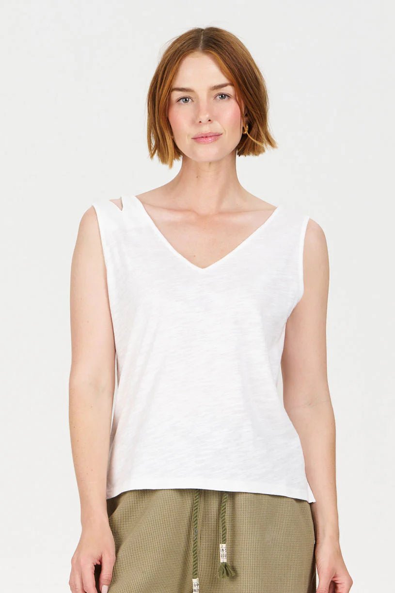 Mala Vest White