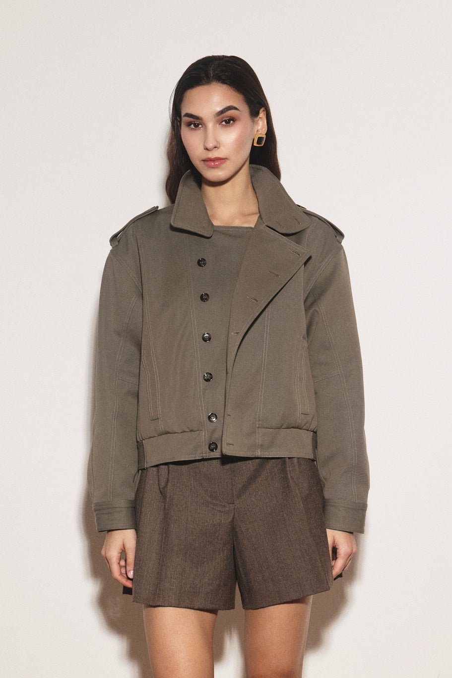Antibes Jacket Khaki