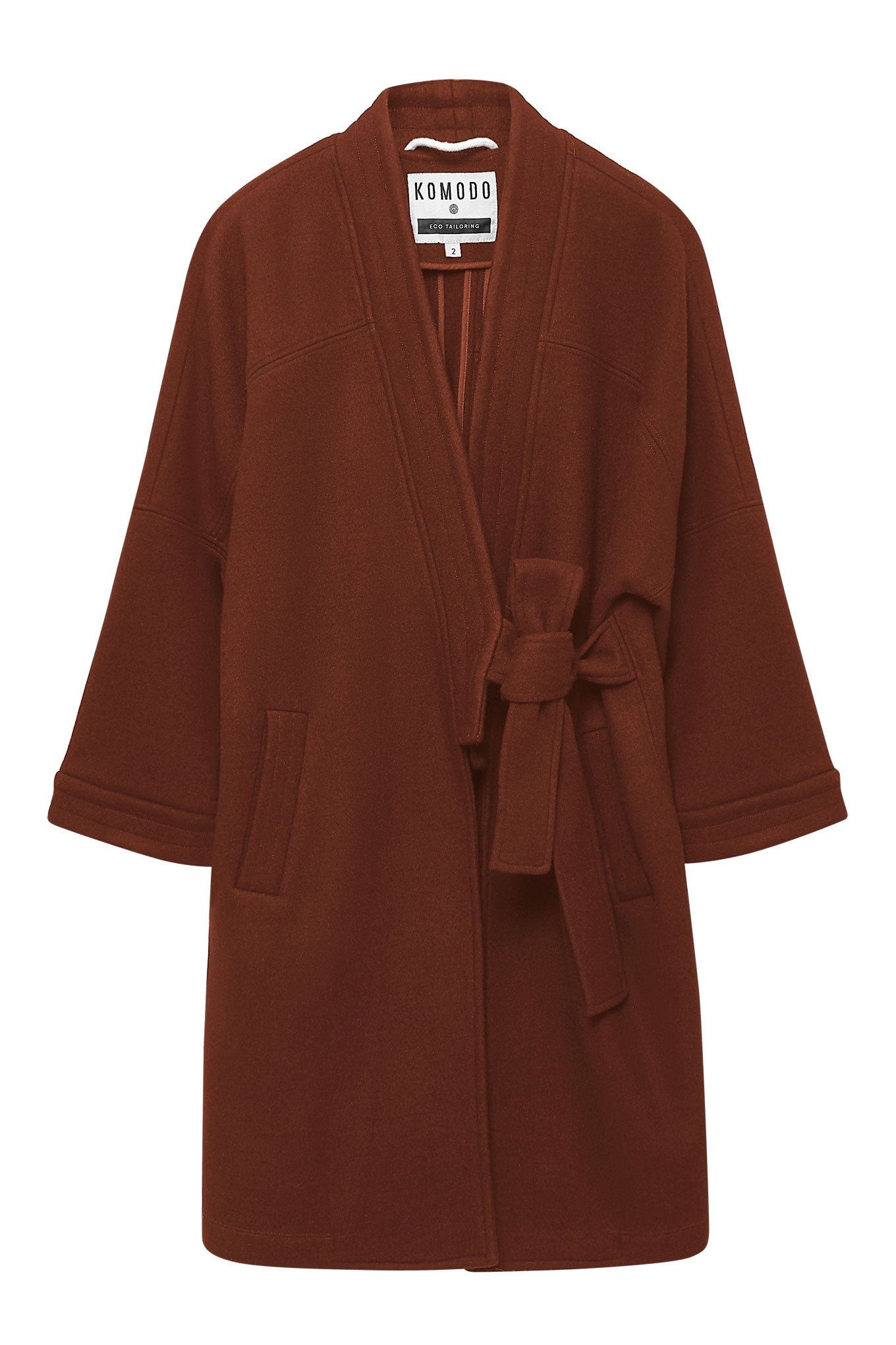 Kaia Päällystakki Chestnut Brown