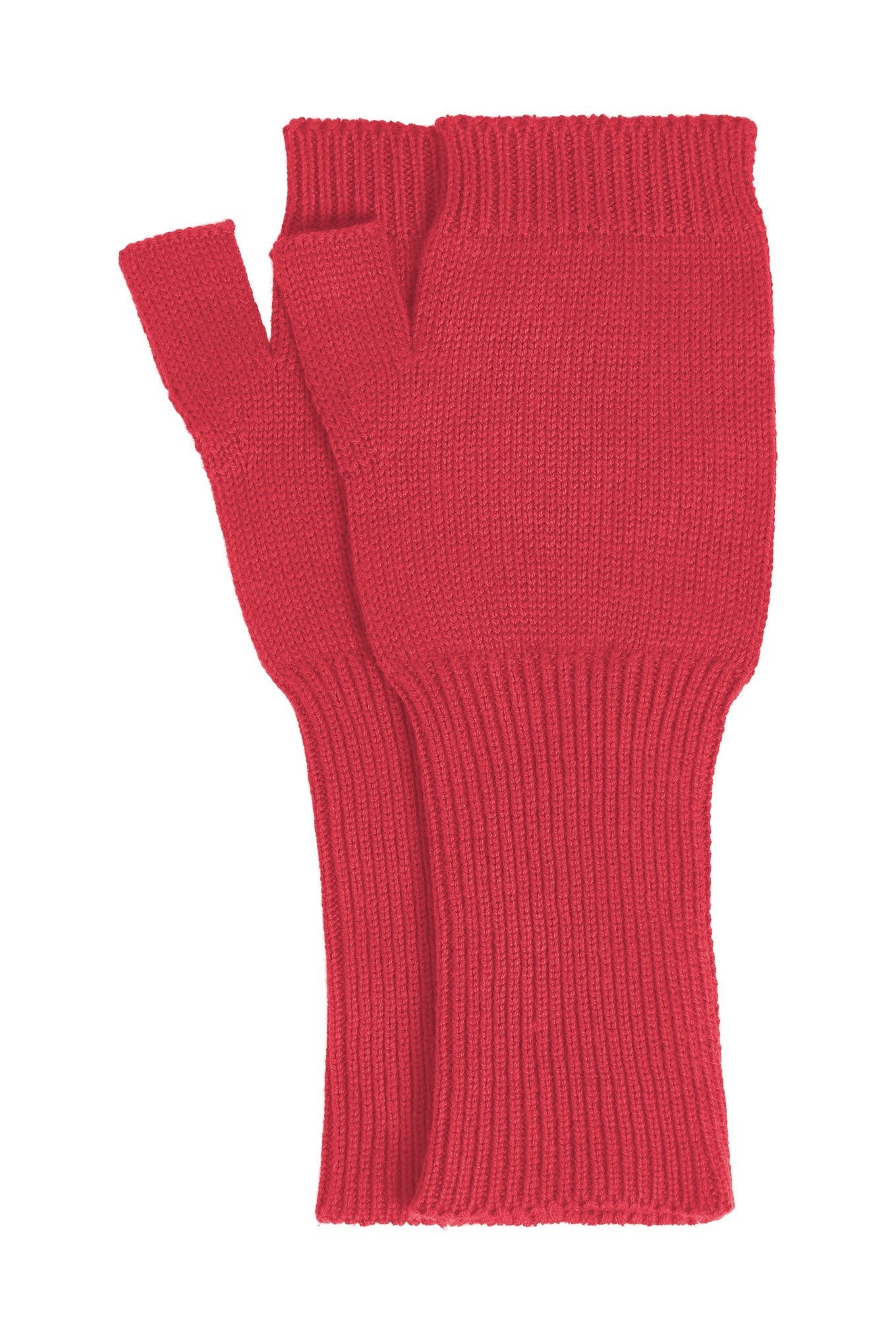 Jas Organic Cotton Gloves Cherry Red