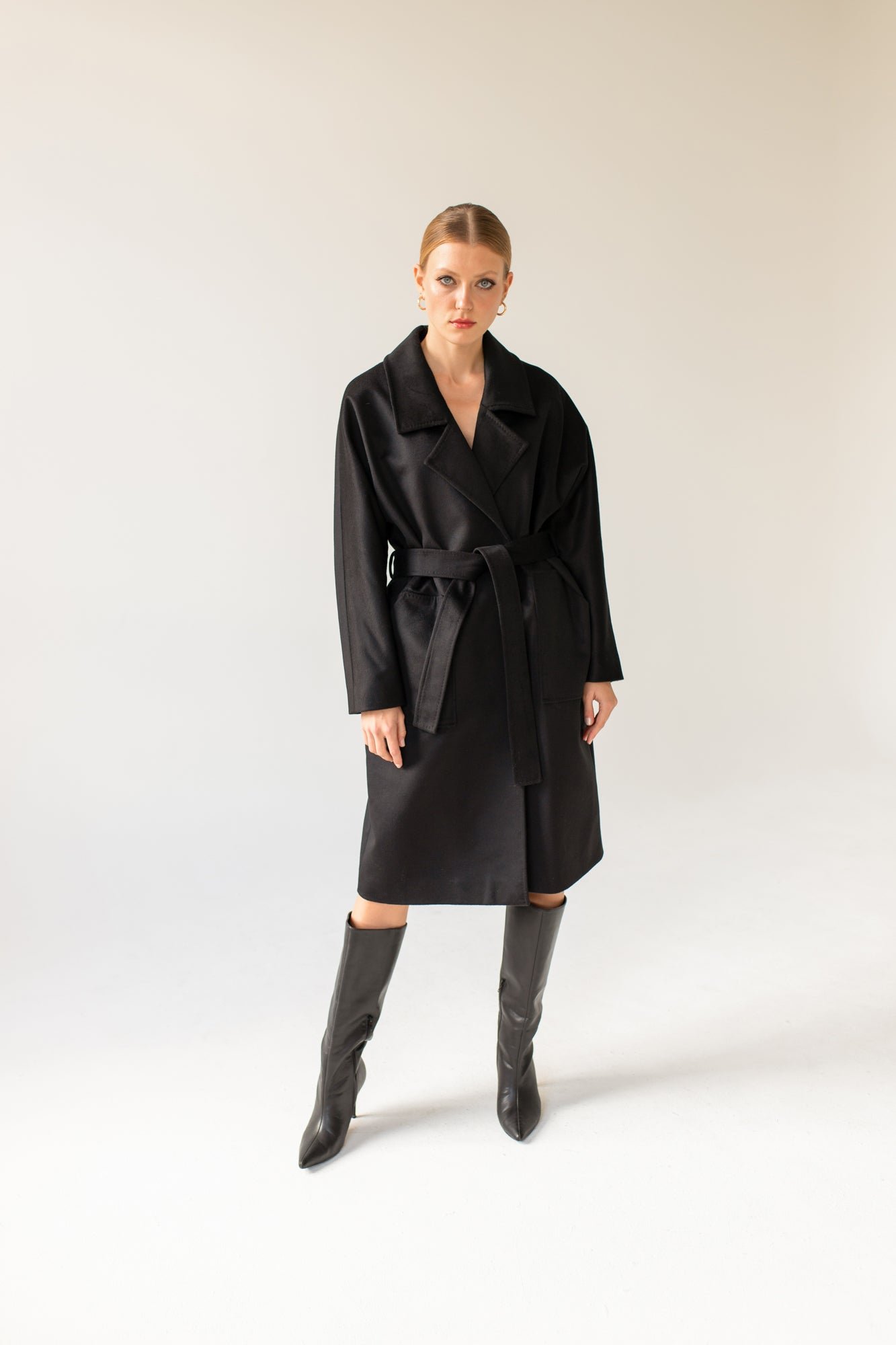 Oversized Kashmir Villakangastakki Musta