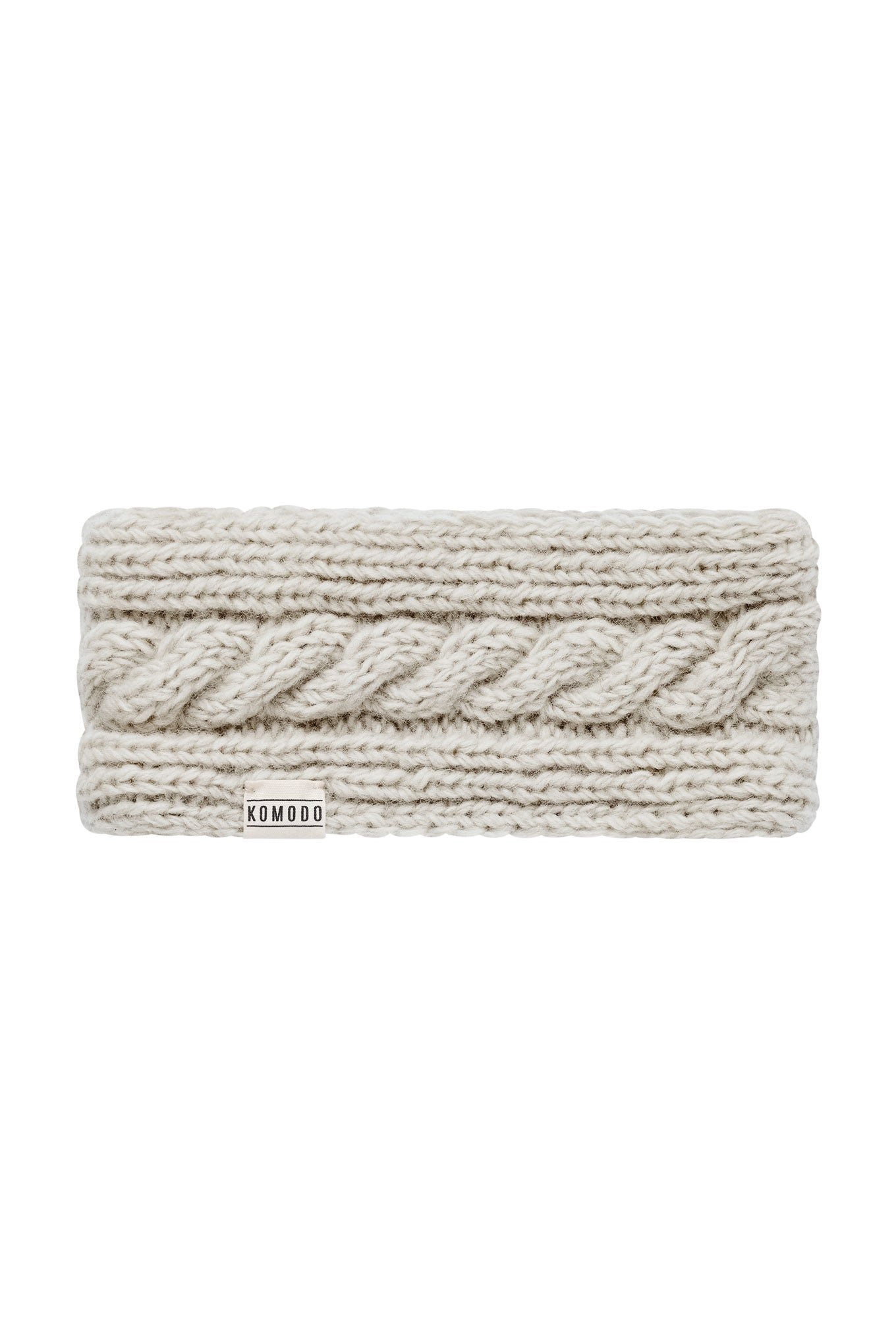 Cloud Lamb Wool Headband Beige