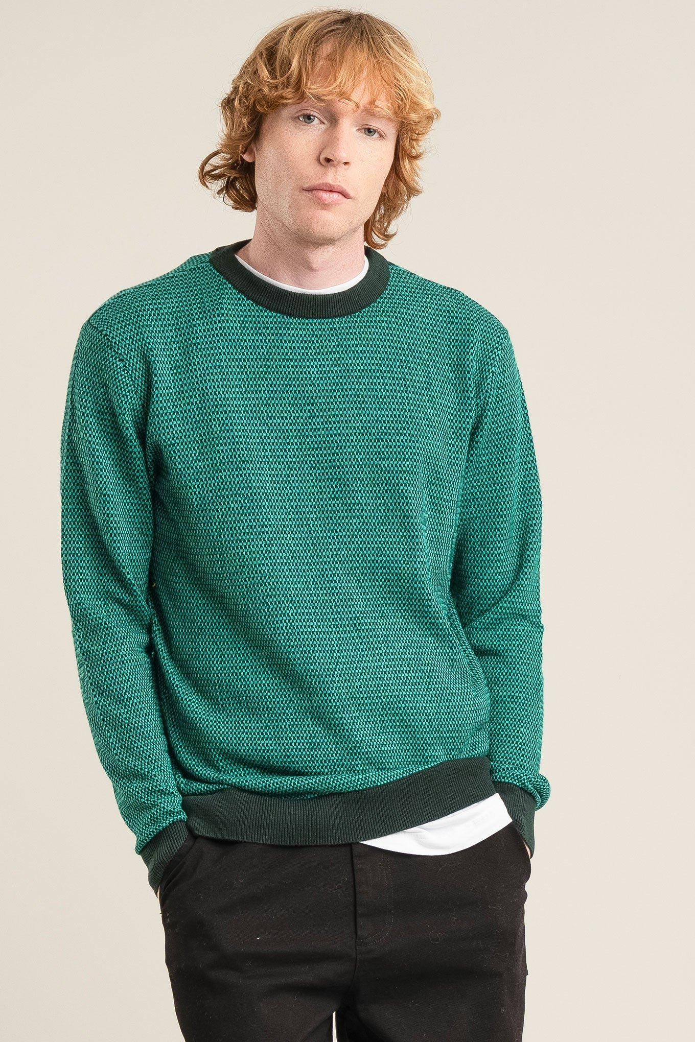 Opal Organic Cotton Jumper Teal