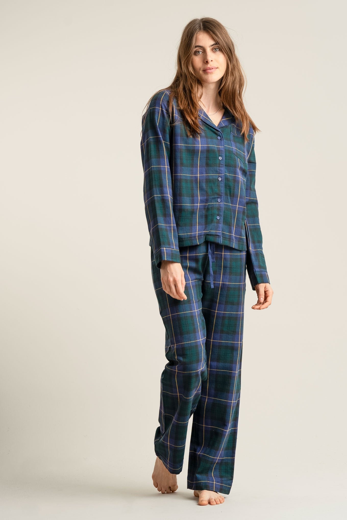 Naisten Jim Jam Pyjama Black Watch