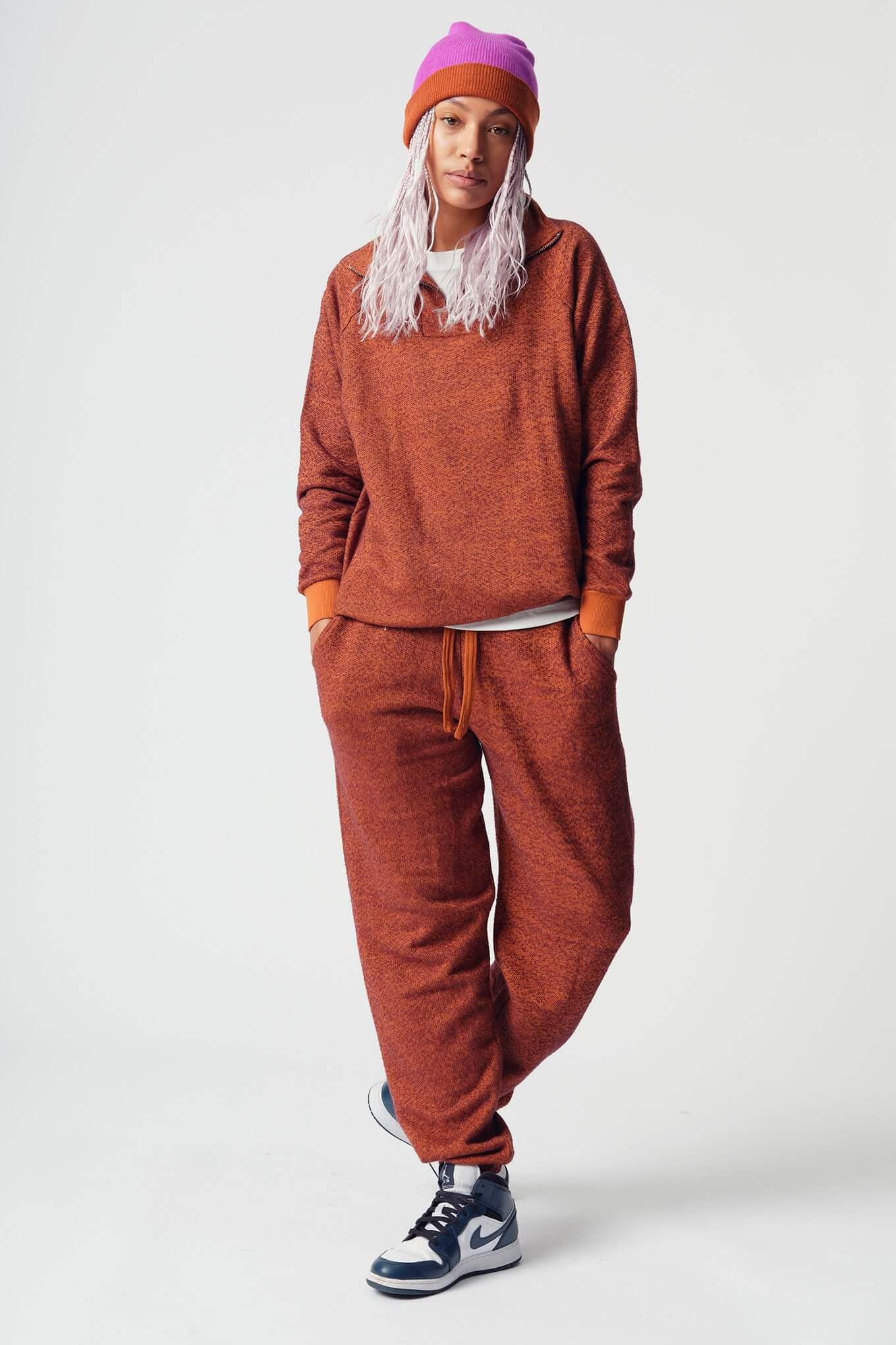 Evie Collegehousut Tobacco Brown
