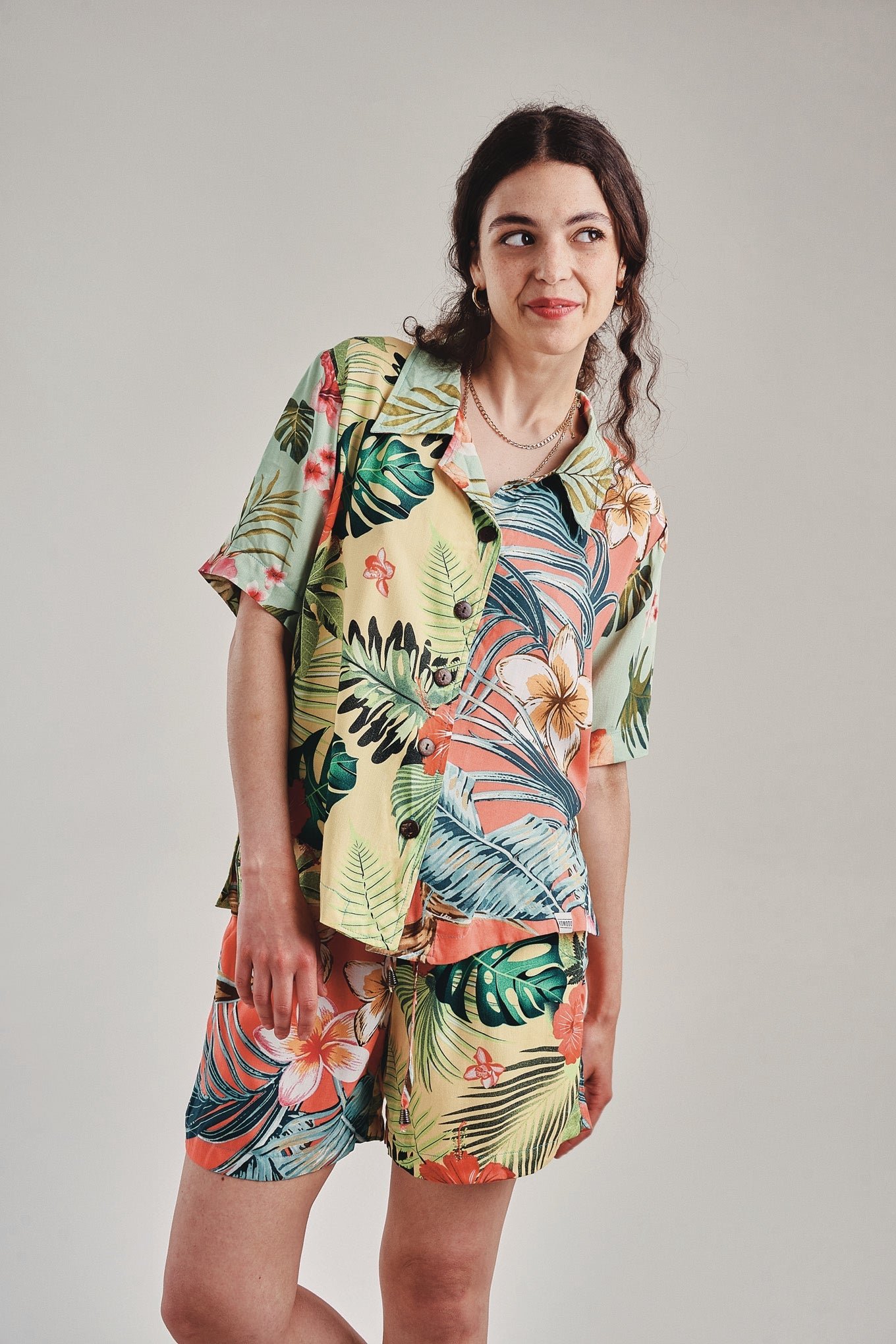 Ocean Paita Tropical Print