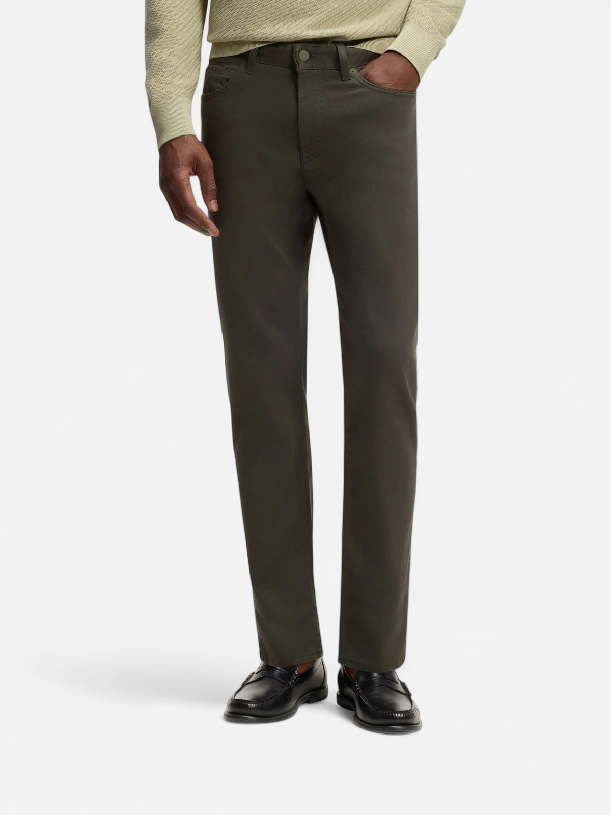 Hugo Boss miesten housut Delaware Five Pocket, Khaki