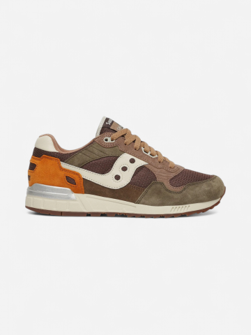 Saucony miesten lenkkarit Shadow 5000, ruskea kuosillinen