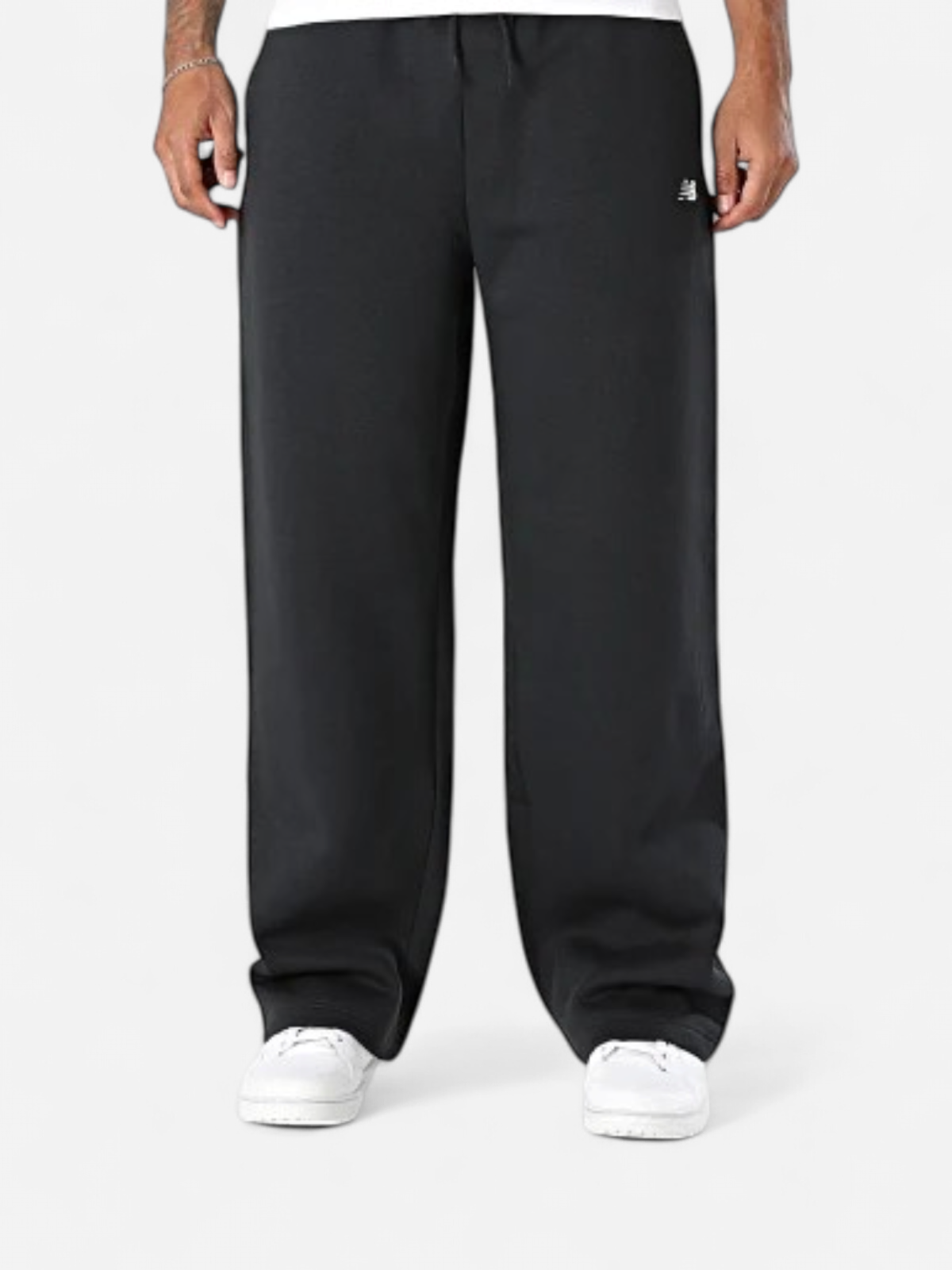 New Balance miesten collegehousut Sport Essentials Fleece Pant, musta