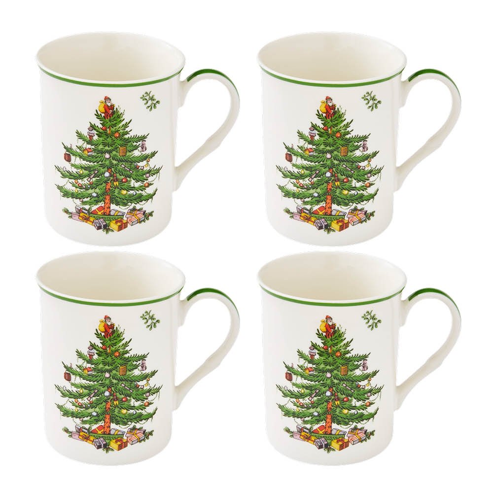 Spode - Christmas Tree muki 30 cl 4 kpl