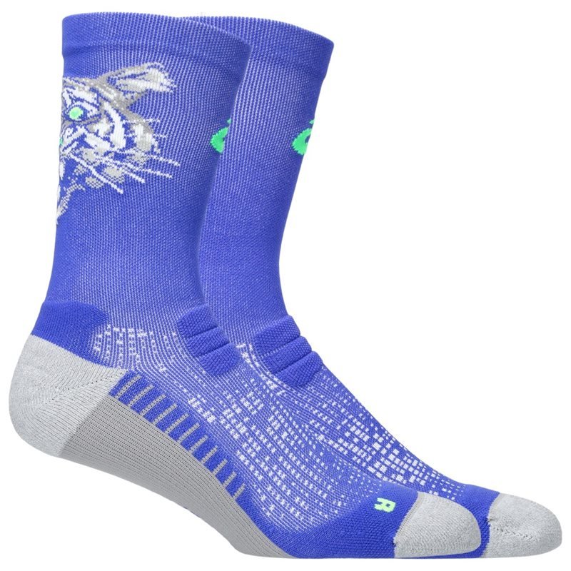 Asics Performance Run Sock Crew Cobalt Burst/Vital Green