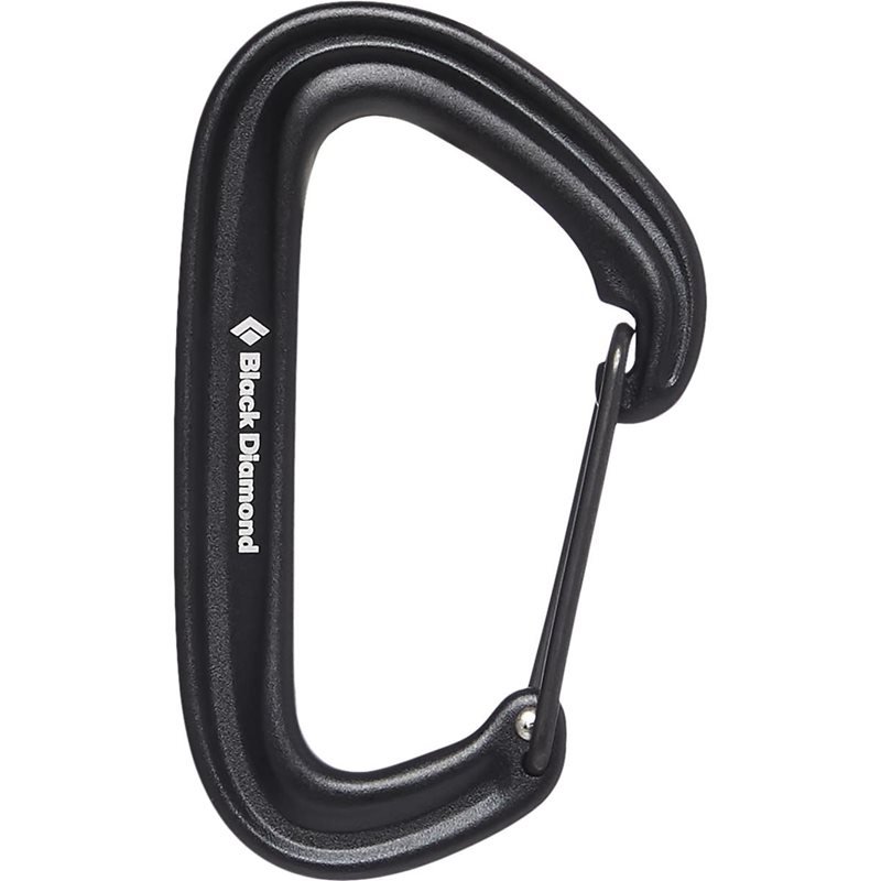 Black Diamond Litewire Carabiner Black - NoSize
