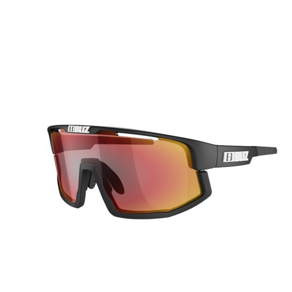 Bliz Vision Matt Black Smoke With Red Multi