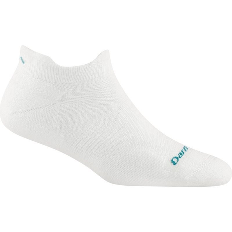 Darn Tough Run No Show Tab Ultra-Lightweight with C White