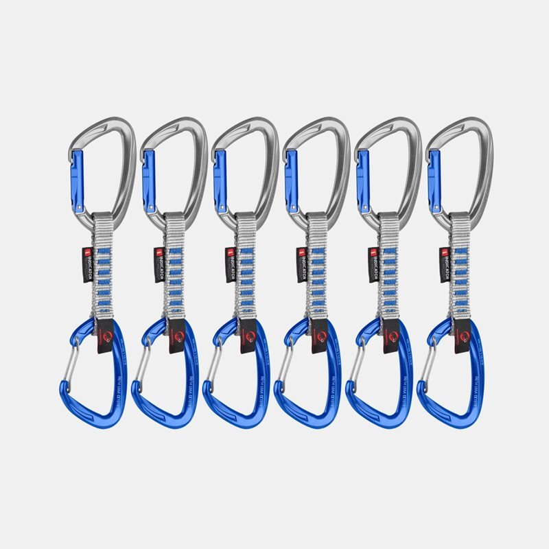 Mammut Crag Keylock Wire 10 cm Indicator 6-Pack Quickdraws