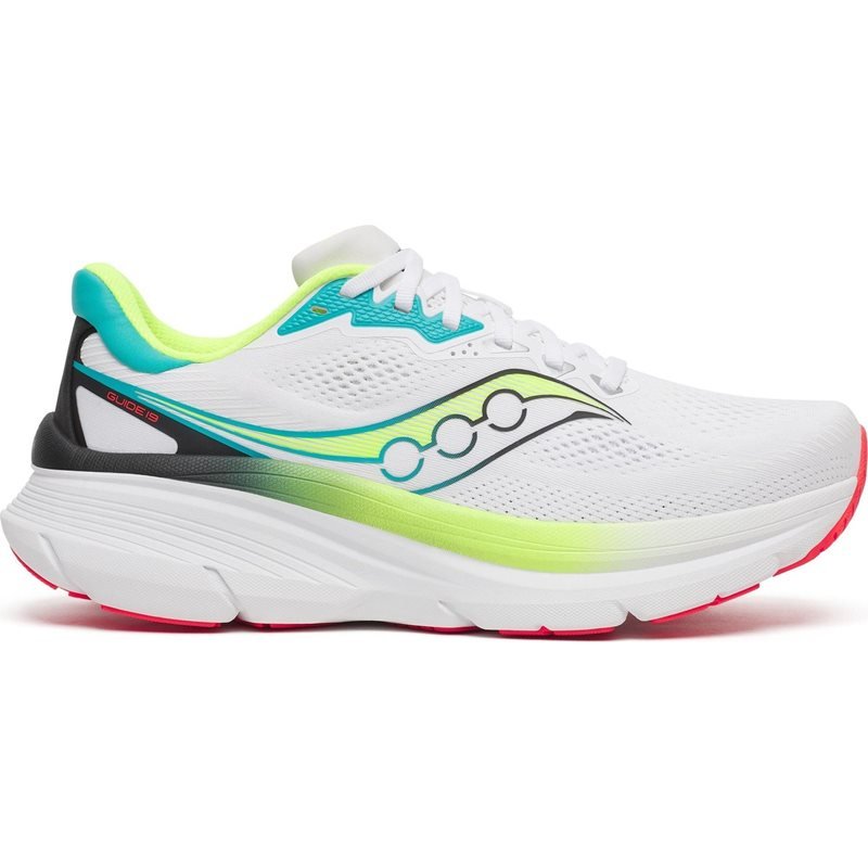Saucony Guide 19 M White/Citron 5