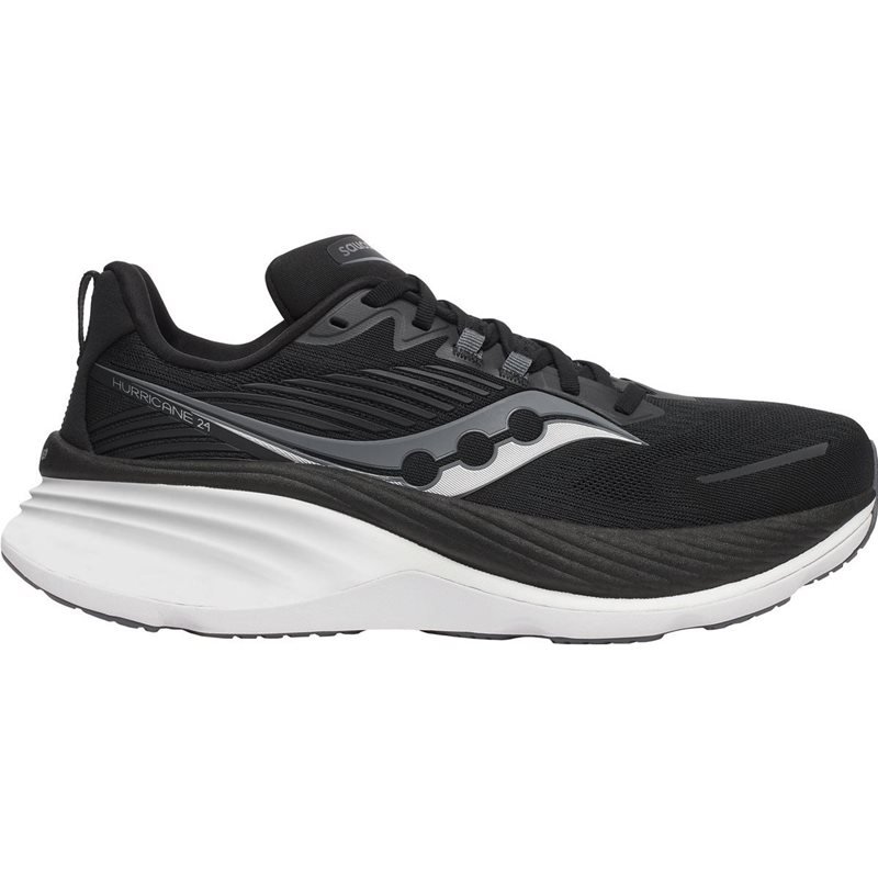 Saucony Hurricane 24 M Black/Carbon - 46