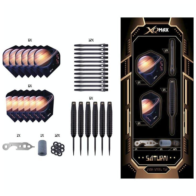 XQ Max Steel Tip 6 kpl Tikkasarja 24g