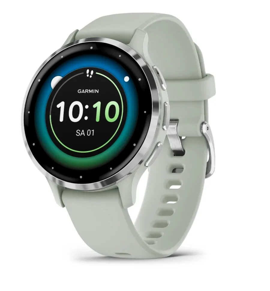 Garmin Venu 3S 41mm -älykello harmaa/hopea