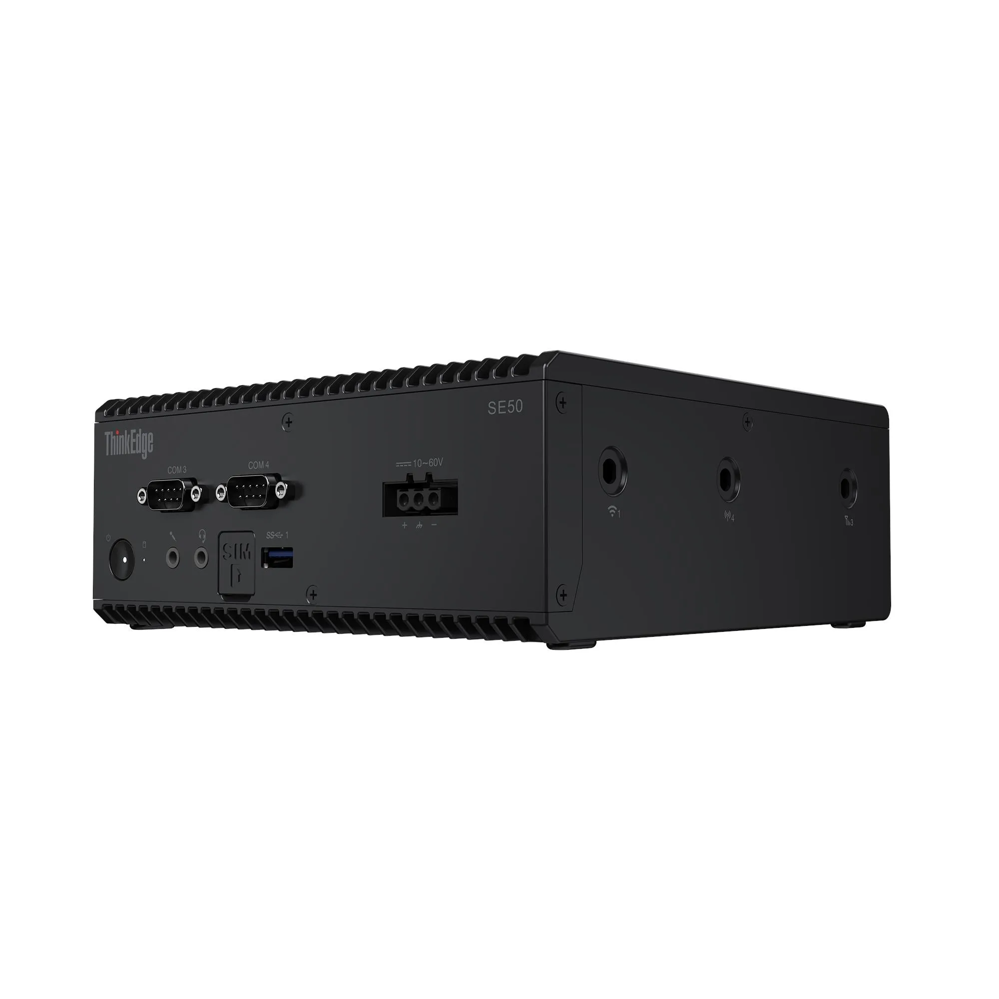 Lenovo ThinkEdge SE50 i5-8365UE 32 Gt 512 Gt Win 10 IoT Enterprise 2019 LTSC -minitietokone musta