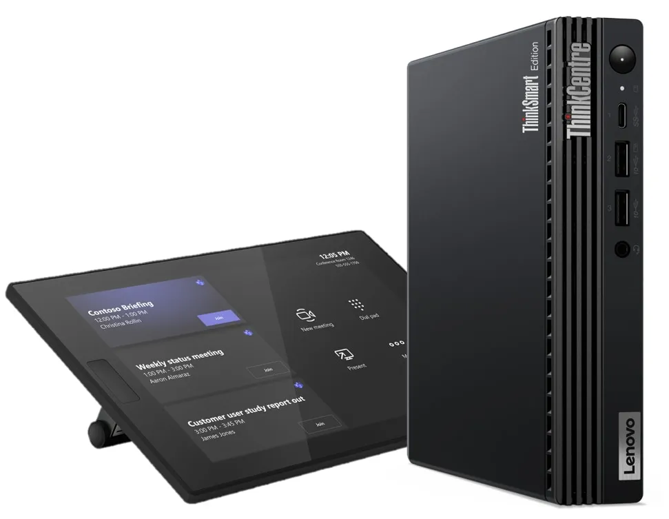 Lenovo ThinkSmart Tiny Kit i3-13100T 16 Gt 256 Gt Win 11 IoT Enterprise -minitietokone raven black