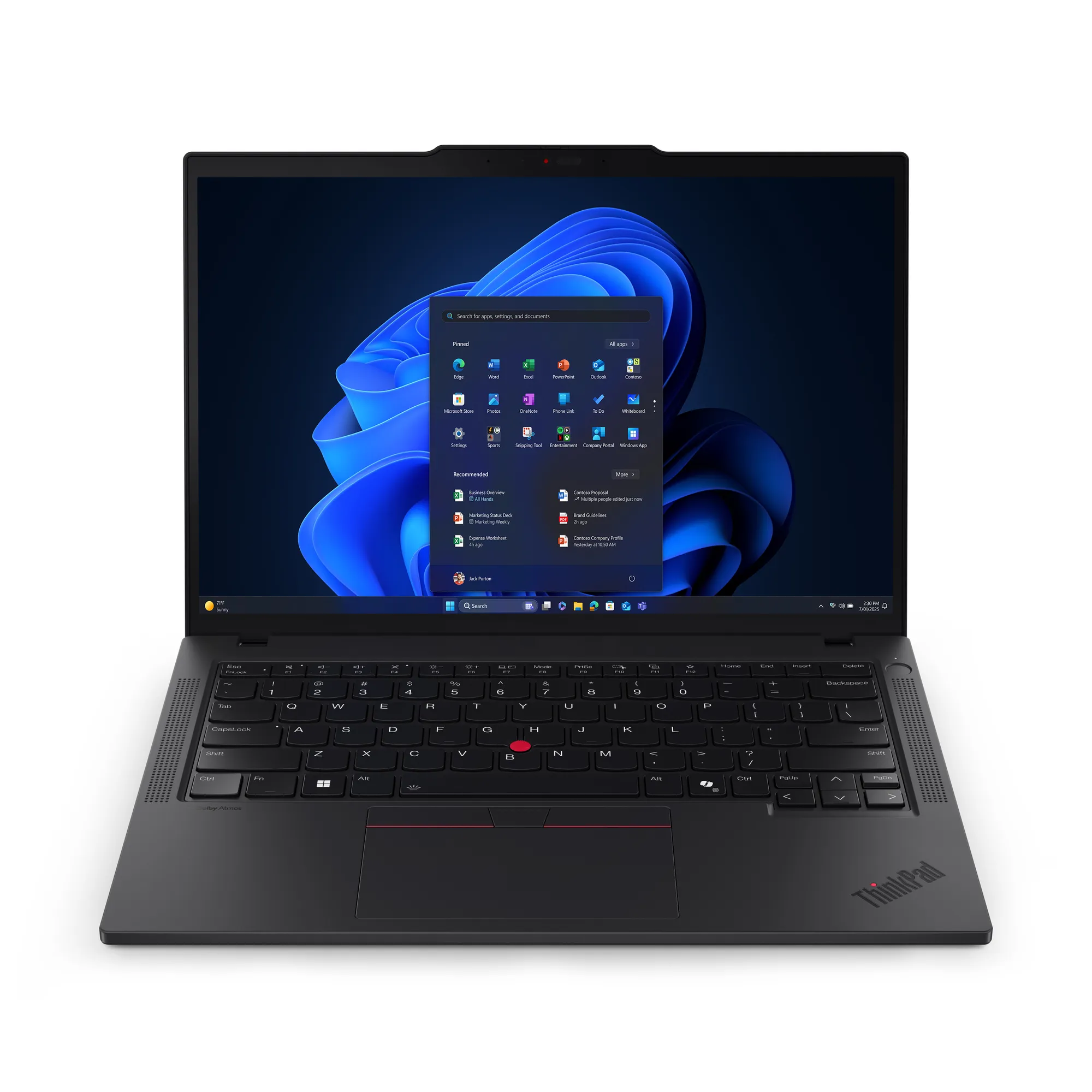 Lenovo ThinkPad T14 G6 14.0 Ultra 7 258V 32 Gt 1 Tt Arc Graphics 140V Win 11 Pro -kannettava musta