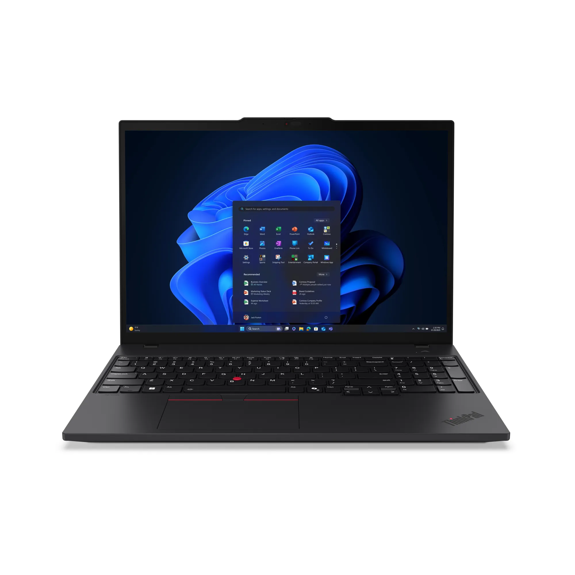Lenovo ThinkPad T16 Gen 4 (Intel) 16.0 16 Gt 512 Gt Win 11 Pro -kannettava musta