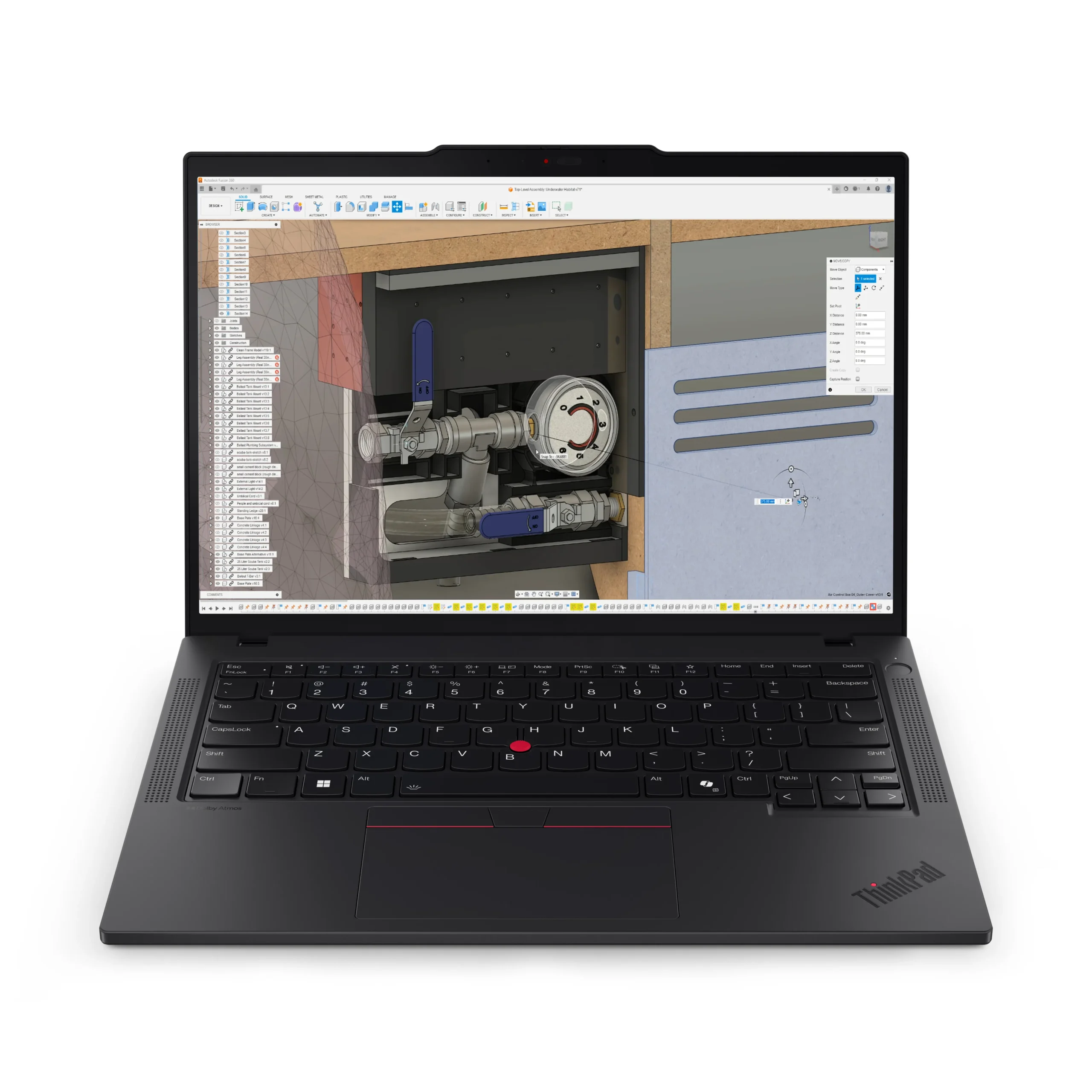 Lenovo ThinkPad P14s G6 14 Ryzen AI 7 Pro 350 32 Gt 1 Tt Win 11 Pro -kannettava musta