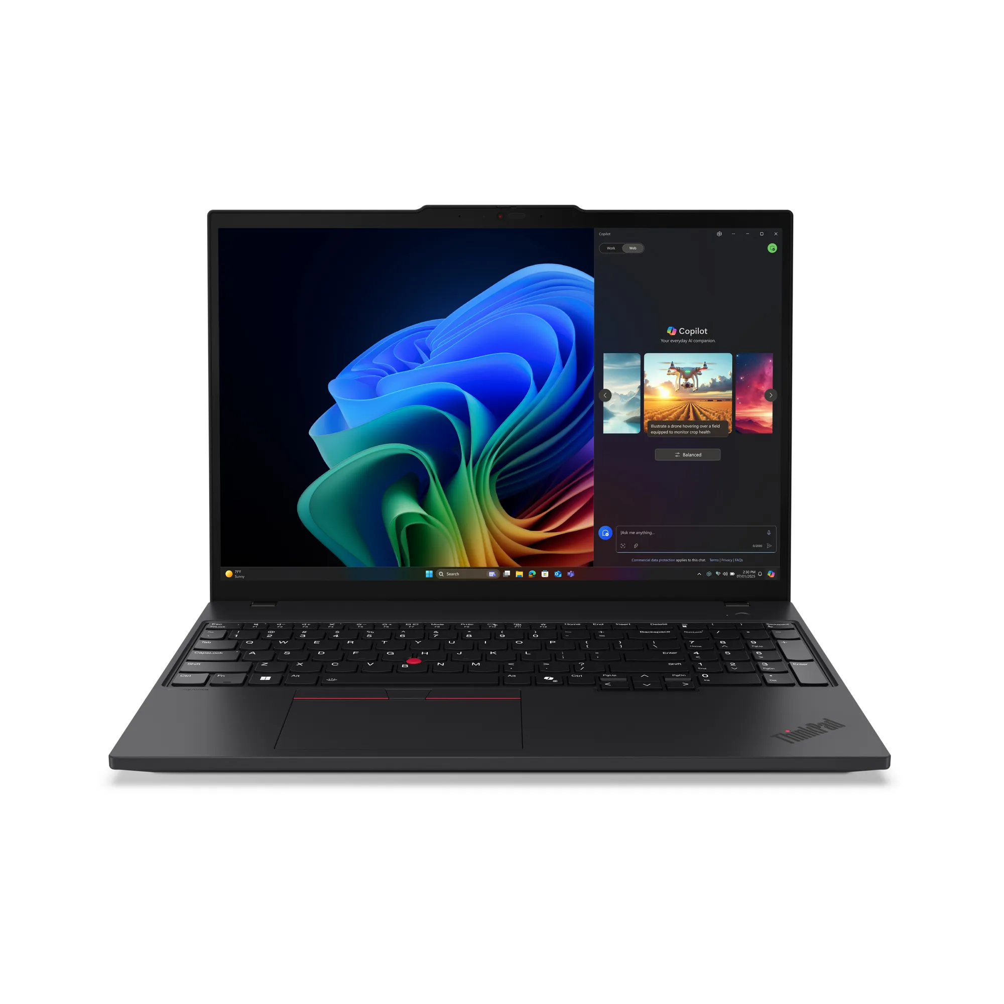 Lenovo ThinkPad T16 Gen 4 (AMD) 16 Ryzen AI 7 350 32 Gt 1 Tt Radeon 860M Win 11 Pro -kannettava musta