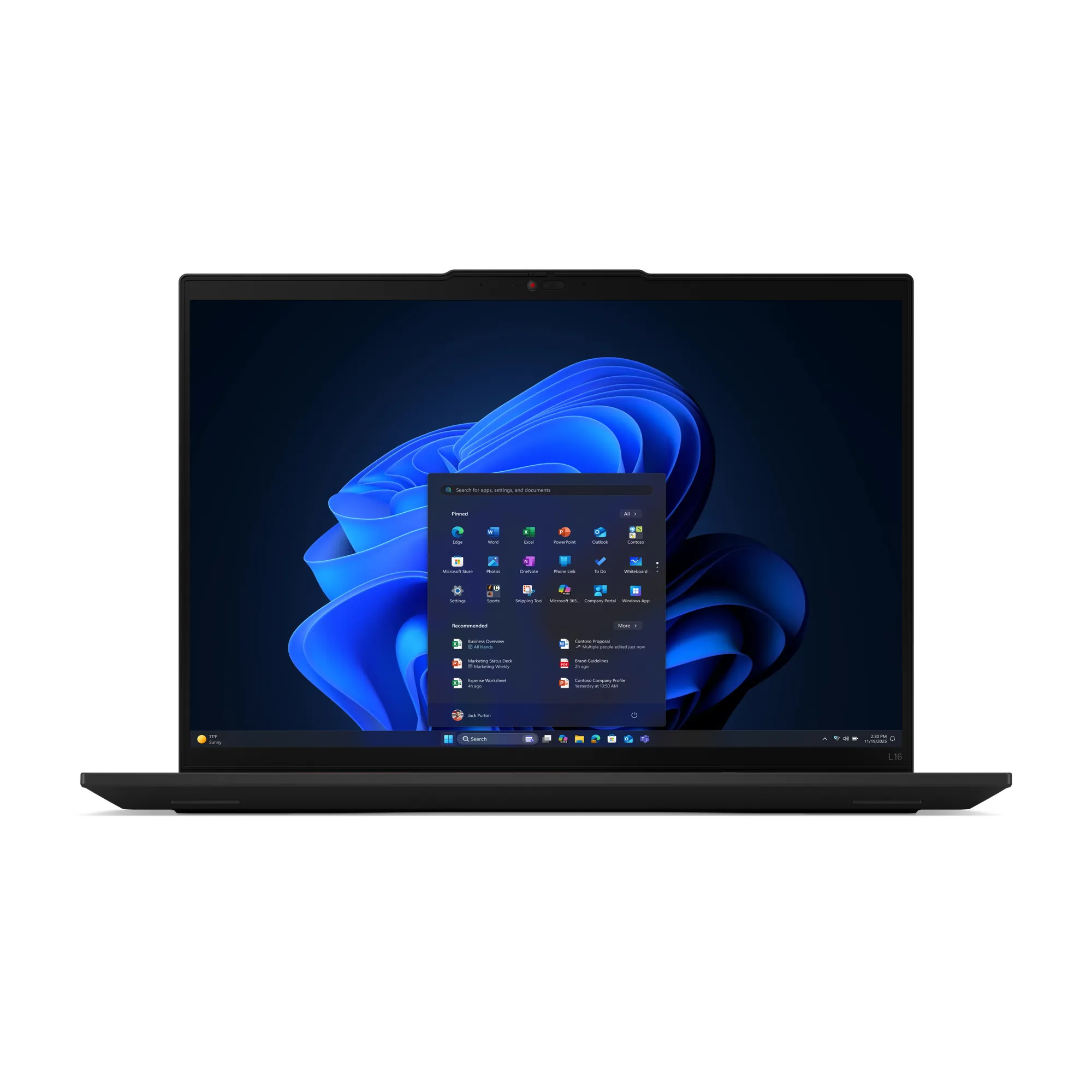 Lenovo ThinkPad L16 Gen 2 (Intel) 16 Ultra 225U 16 Gt 512 Gt Win 11 Pro -kannettava musta