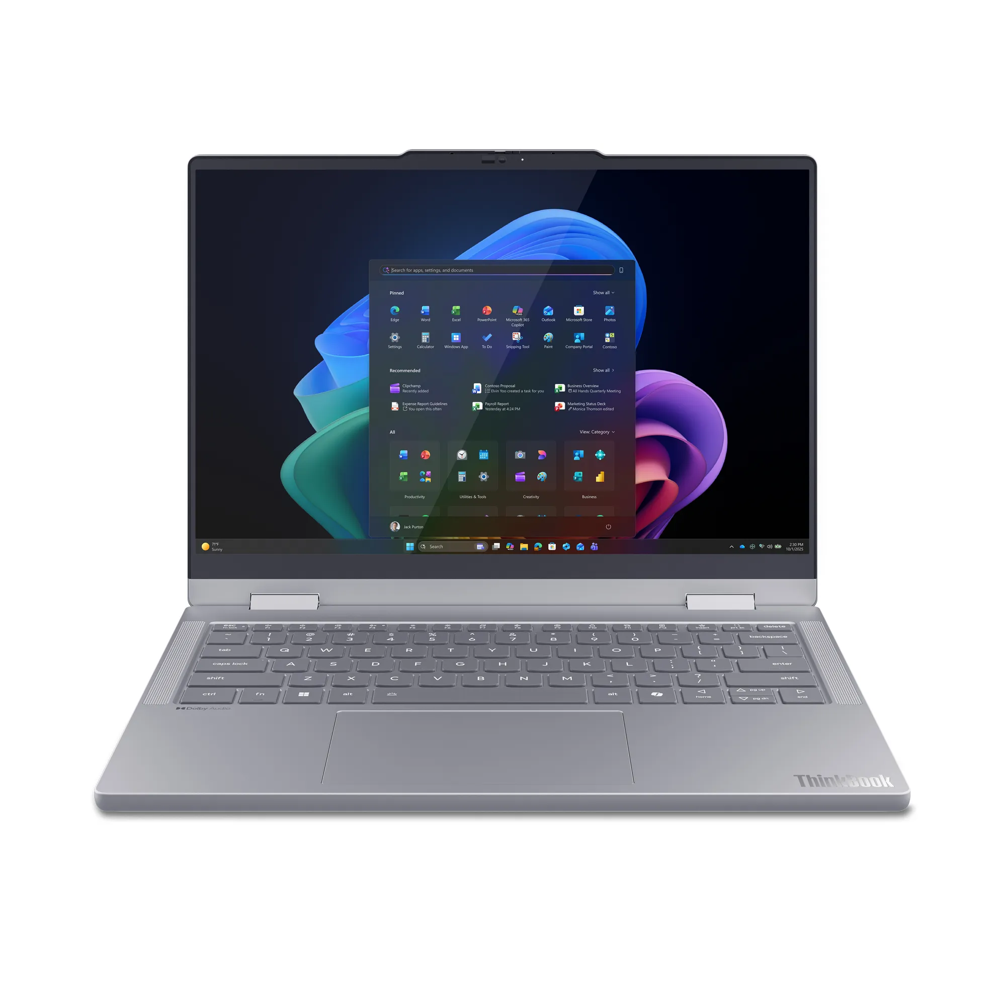 Lenovo ThinkBook 14 2-in-1 Gen 6 14.0 Ultra 5 325 16 Gt 512 Gt Win 11 Home -kannettava luna harmaa