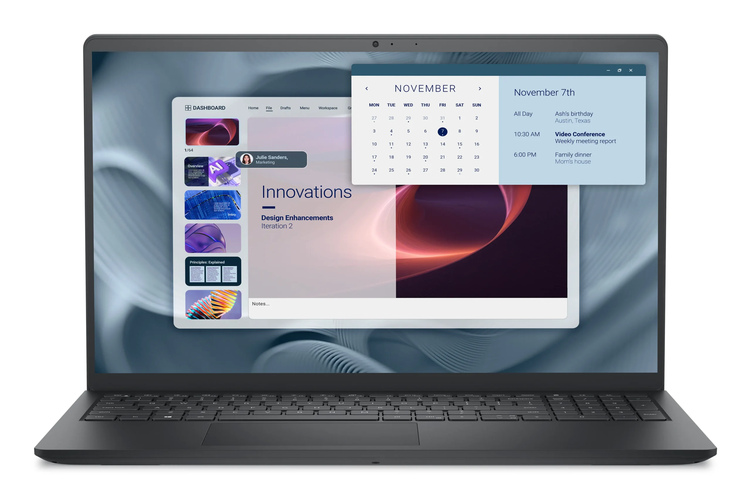 Dell Pro 15 Essential PV15250 15.6 i7-1355U 16 Gt 512 Gt Win 11 Pro -kannettava musta