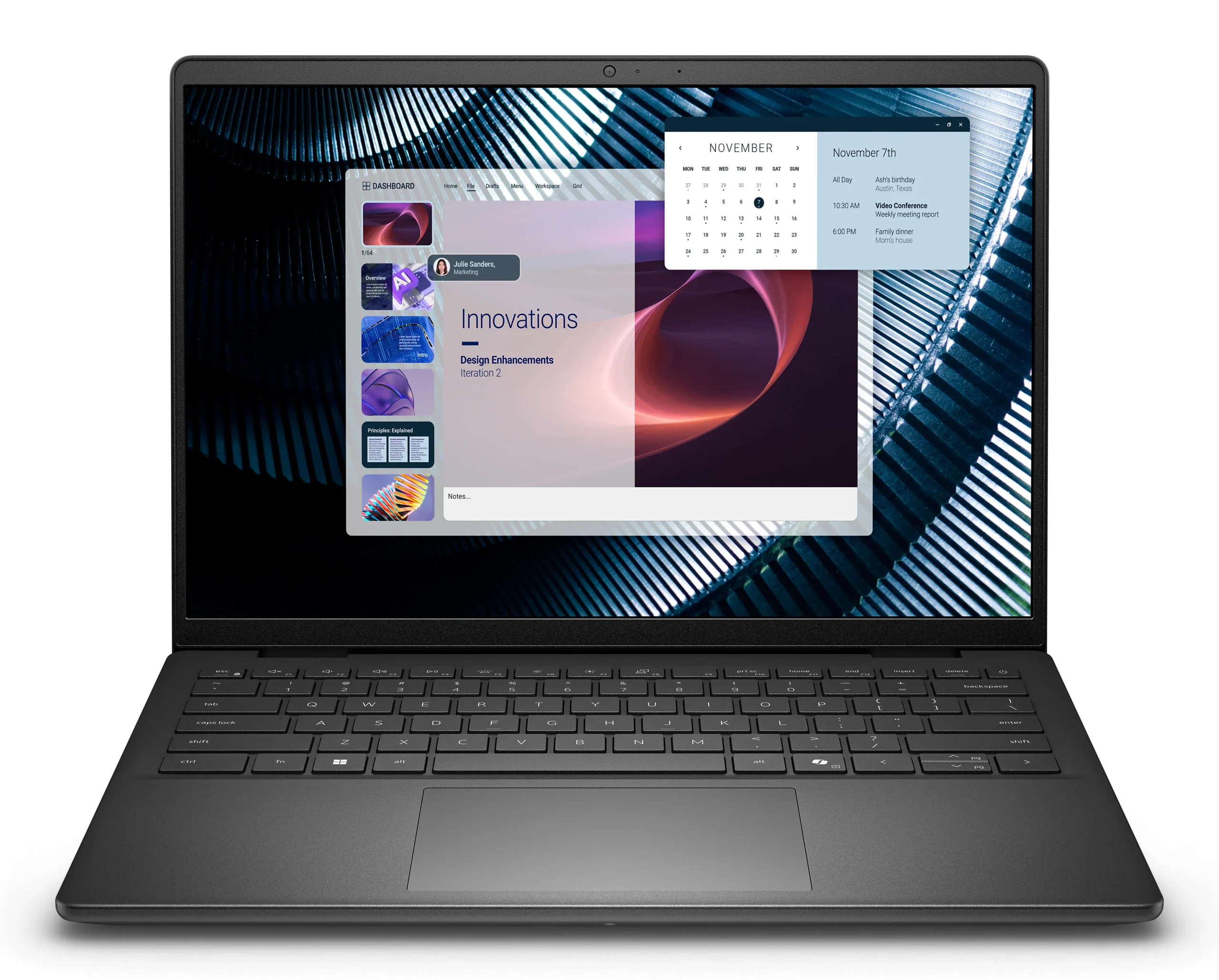 Dell Pro 14 Essential PV14250 14.0 Core 7 150U 16 Gt 512 Gt Win 11 Pro -kannettava musta