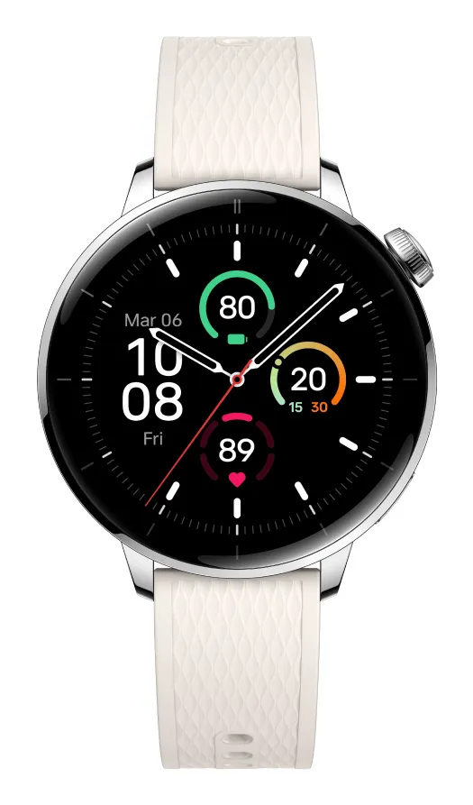 OnePlus Watch 3 43mm -älykello hopea