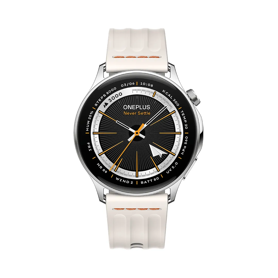OnePlus Watch Lite 45mm -älykello hopea