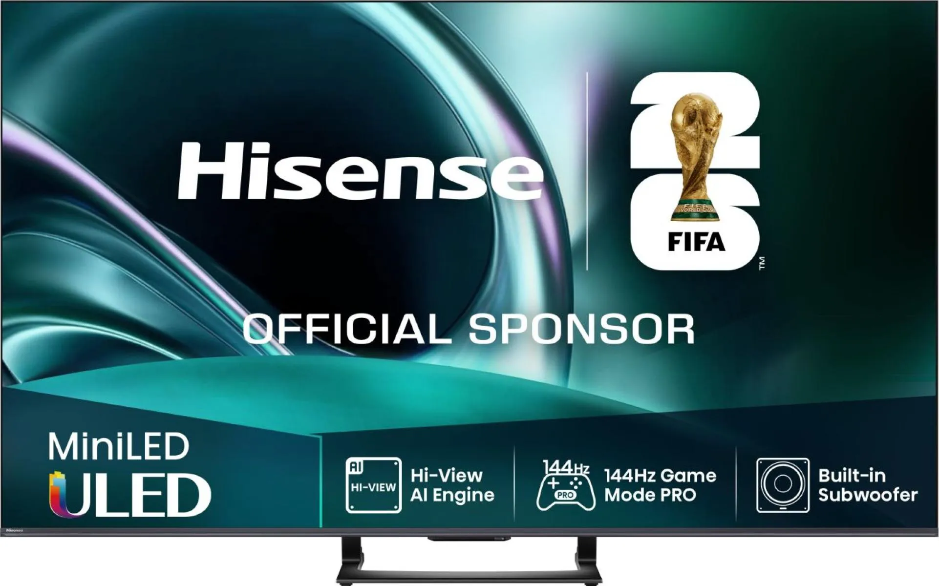Hisense U7Q 65 4K Mini LED VIDAA TV 144 Hz Dolby Vision IQ HDR10+