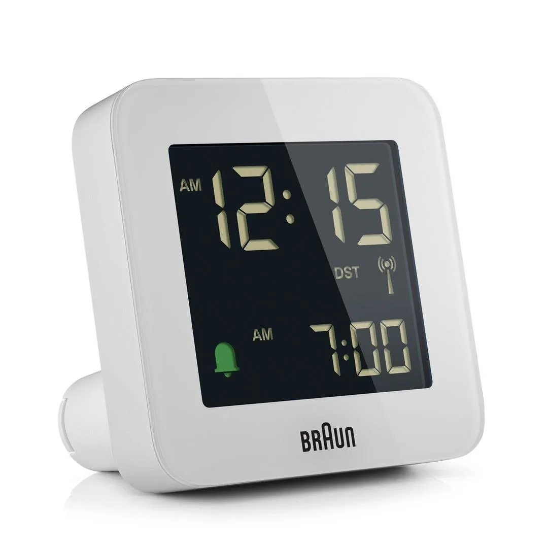 Braun BC 09 W-DCF -radioherätyskello monikaistainen valkoinen