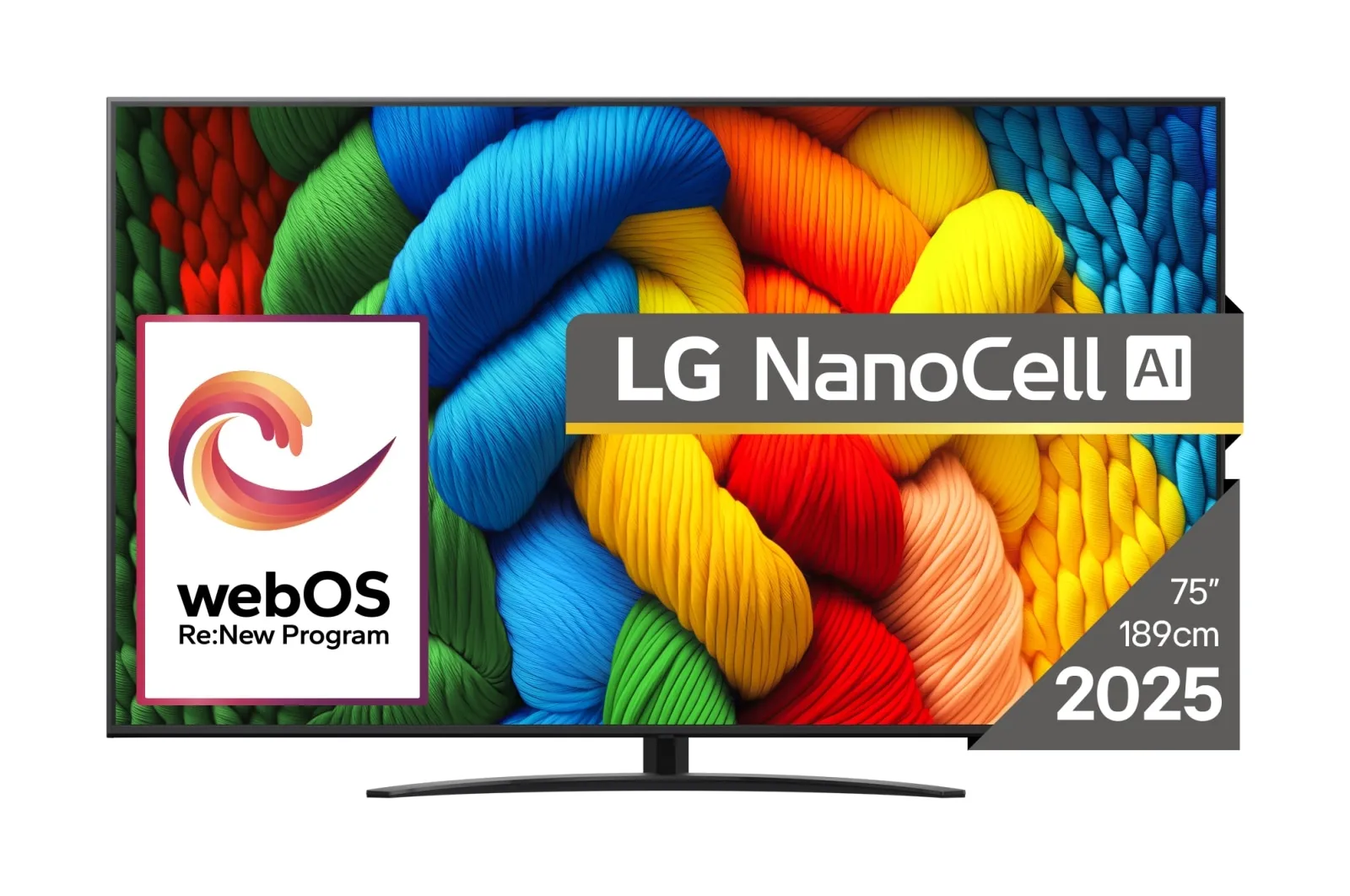 LG 75NANO81A3A 75 4K NanoCell webOS TV 60 Hz HDR10 Pro