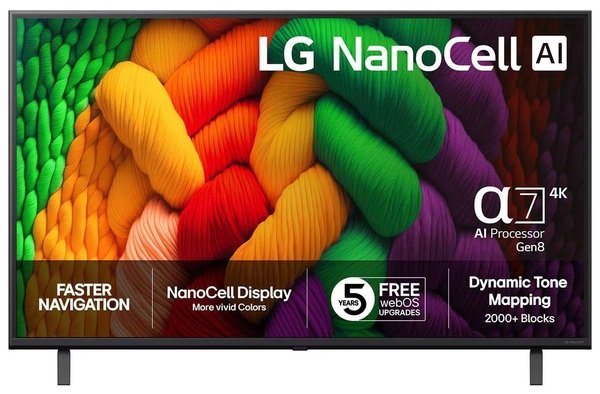 LG NANO8E 75NANO8EA6A 75 4K NanoCell webOS TV 60 Hz HDR10 HLG