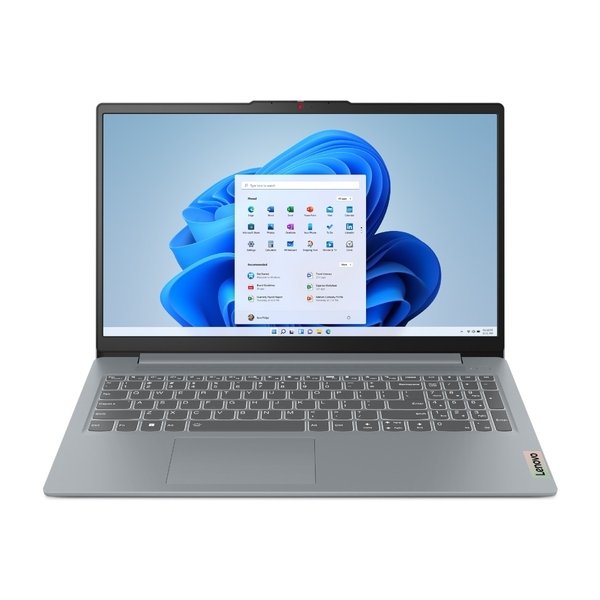 Lenovo IdeaPad Slim 3 15AMN8 15.6 Ryzen 5 7520U 8 Gt 512 Gt Radeon 610M Win 11 Home -kannettava arktisenharmaa