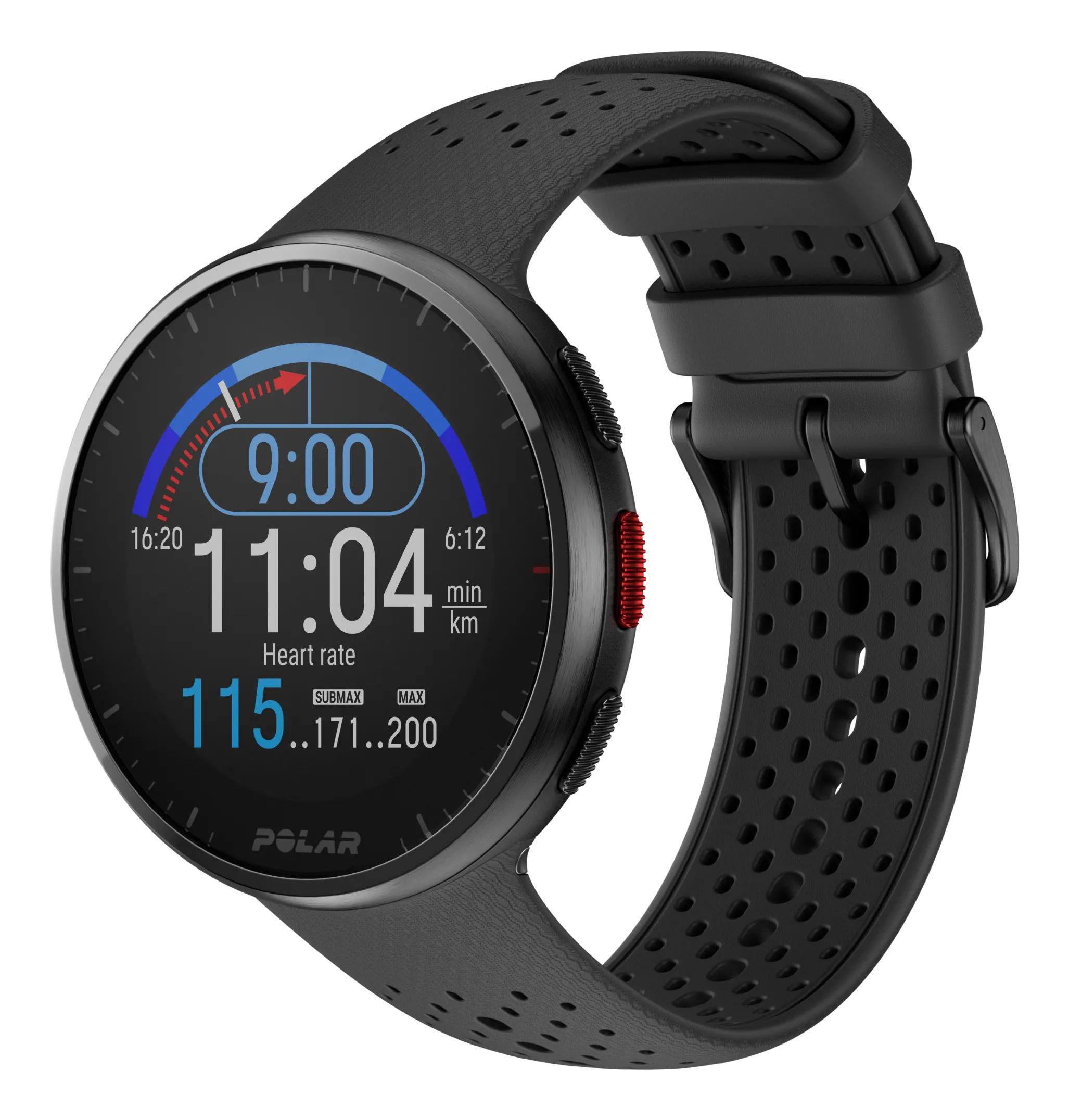 Polar Pacer Pro 45mm -urheilukello carbon gray