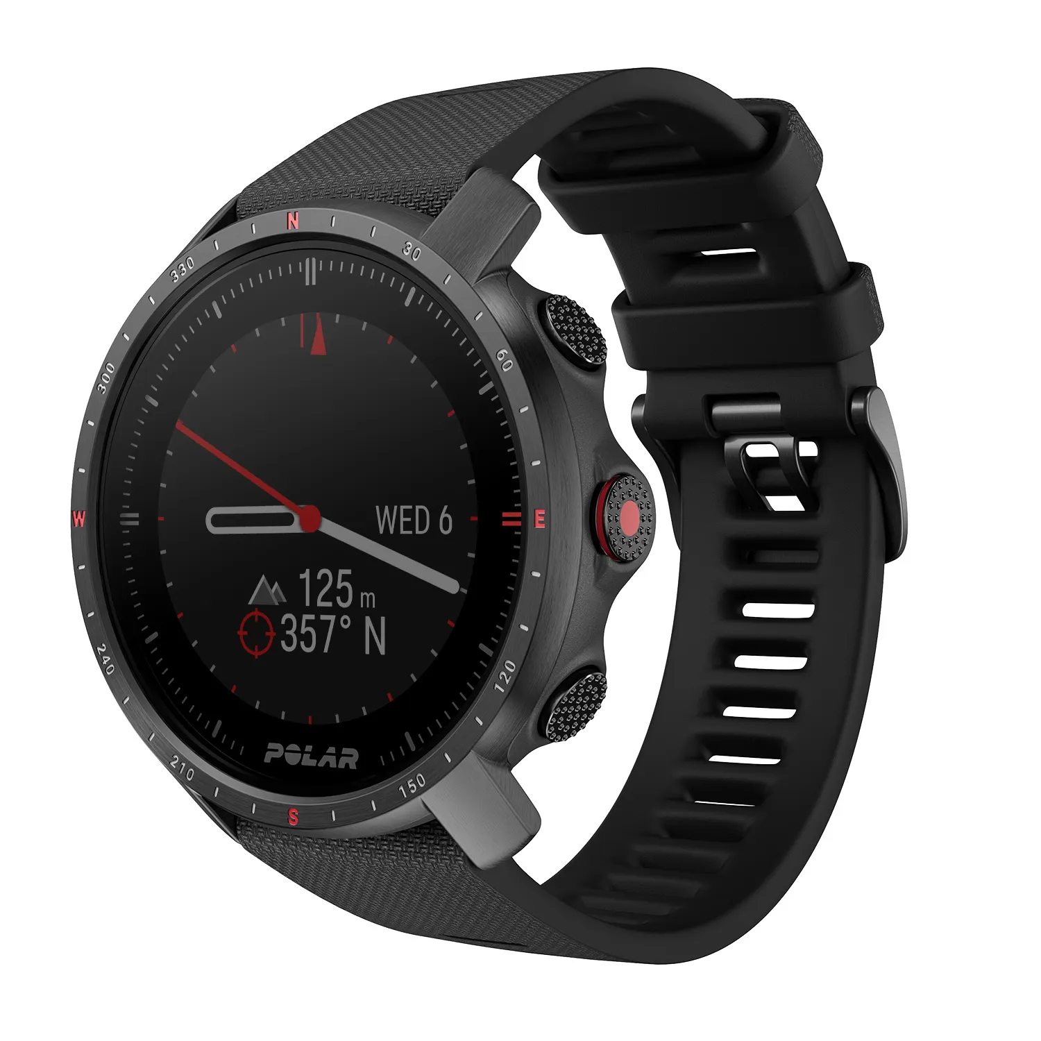 Polar Grit X Pro 47mm -urheilukello musta
