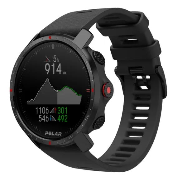 Polar Grit X Pro 47mm -urheilukello musta