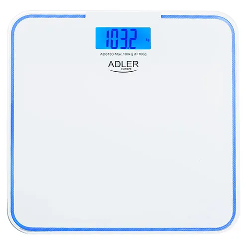 Adler AD 8183 Henkilövaaka 180 kg Sininen ja valkoinen