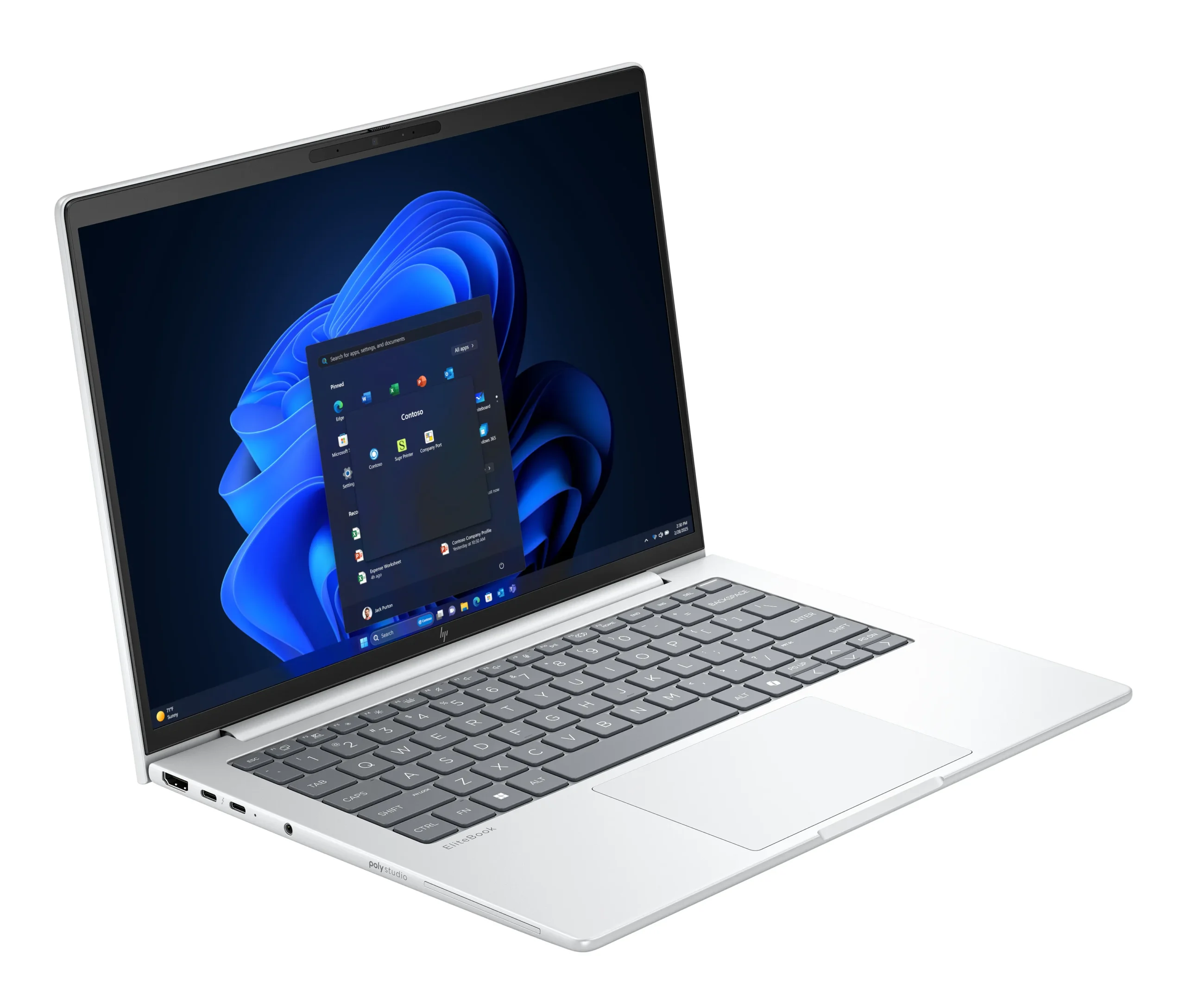 HP EliteBook 8 G1i 14 Ultra 7 255U 16 Gt 512 Gt Win 11 Pro -kannettava