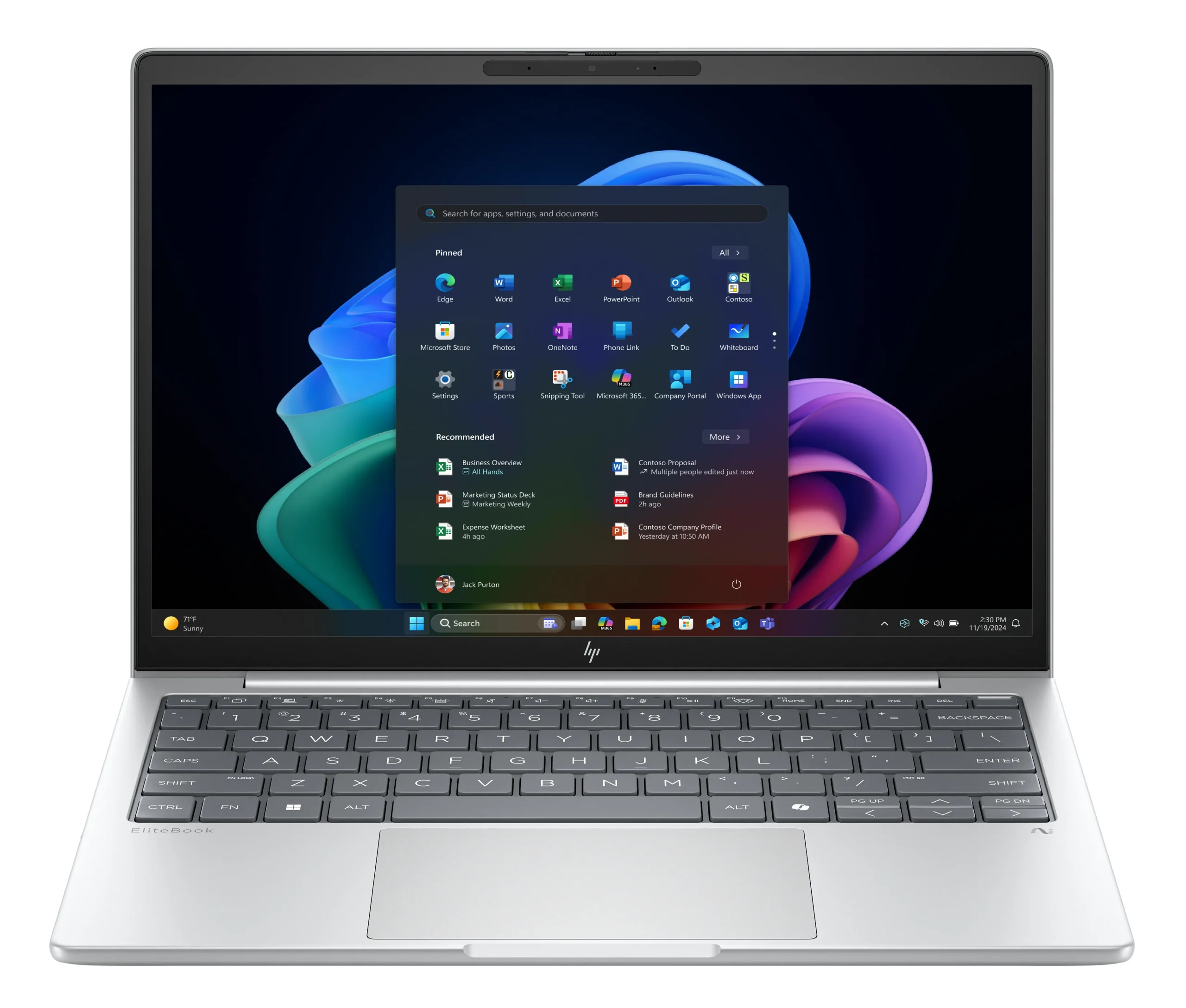 HP EliteBook 8 G1a 13 AI 13.3 Ryzen AI 5 340 32 Gt 512 Gt Win 11 Pro -kannettava hopea