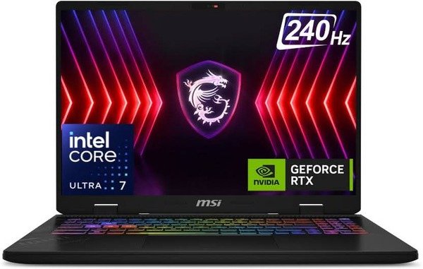 MSI Crosshair 16 HX AI 16.0 Ultra 7 255HX 16 Gt 1 Tt RTX 5060 Win 11 Home -pelikannettava kosmoksenharmaa