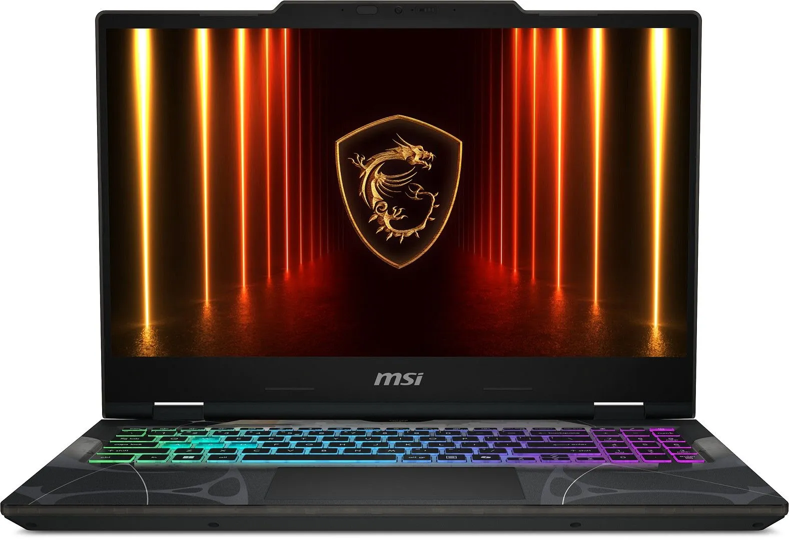 MSI Cyborg 15 15.6 Ultra 5 210H 16 Gt 512 Gt RTX 5050 8 Gt Win 11 Home -pelikannettava läpikuultava musta