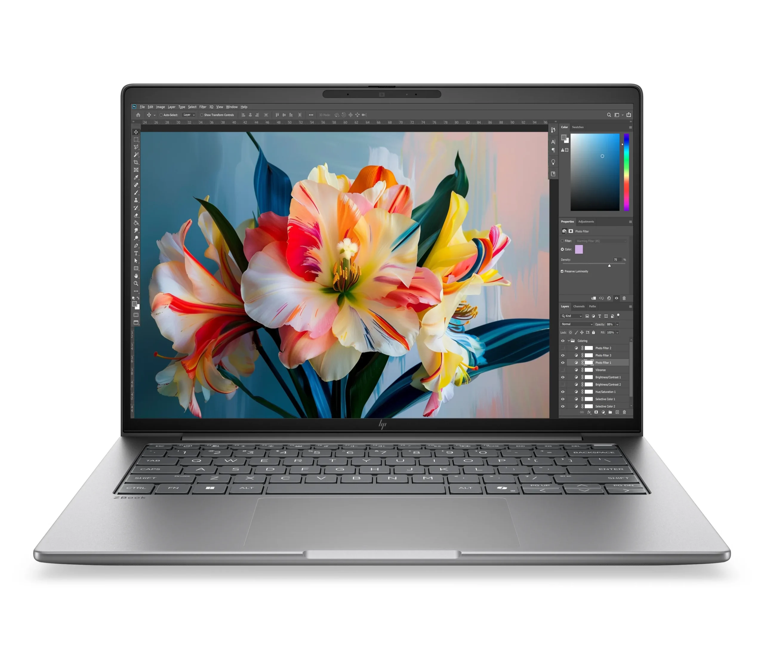 HP ZBook 8 G2i 14 Ultra X7-358H 32 Gt 512 Gt Win 11 Pro -kannettava hopea